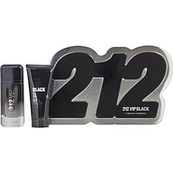 212 VIP BLACK by Carolina Herrera - EAU DE PARFUM SPRAY 3.4 OZ & SHOWER GEL