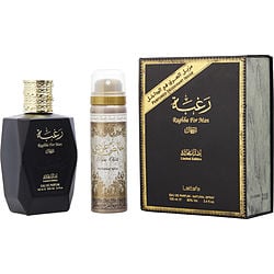 LATTAFA RAGHBA MAN by Lattafa - EAU DE PARFUM SPRAY 3.4 OZ & DEODORANT SPRAY