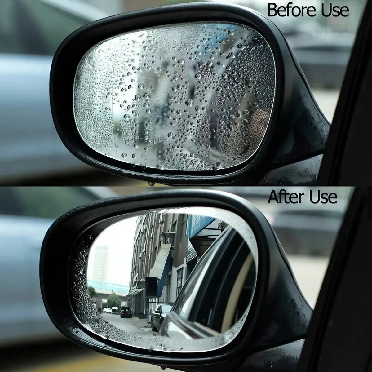 1 Pair/2 Pairs Car Rearview Mirror Rainproof Film, Clear Vision in Rain, Anti-Fog Car Mirror Sticker Accessories