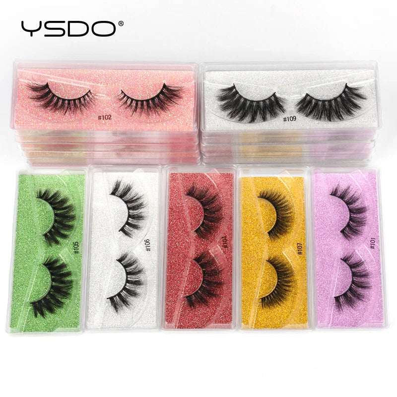 Eyelashes 4/10/50/100 PCS 3d Mink Eyelashes Natural Mink Lashes False Eyelashes Makeup Lashes In Bulk