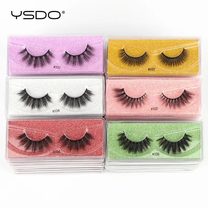 Eyelashes 4/10/50/100 PCS 3d Mink Eyelashes Natural Mink Lashes False Eyelashes Makeup Lashes In Bulk