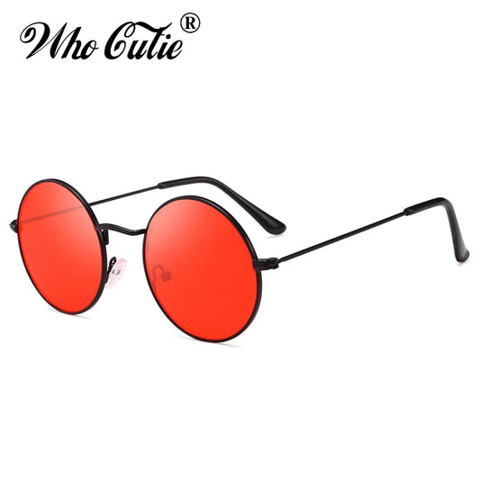 Small Retro Round Sunglasses Brand Design Vintage Sun Glasses