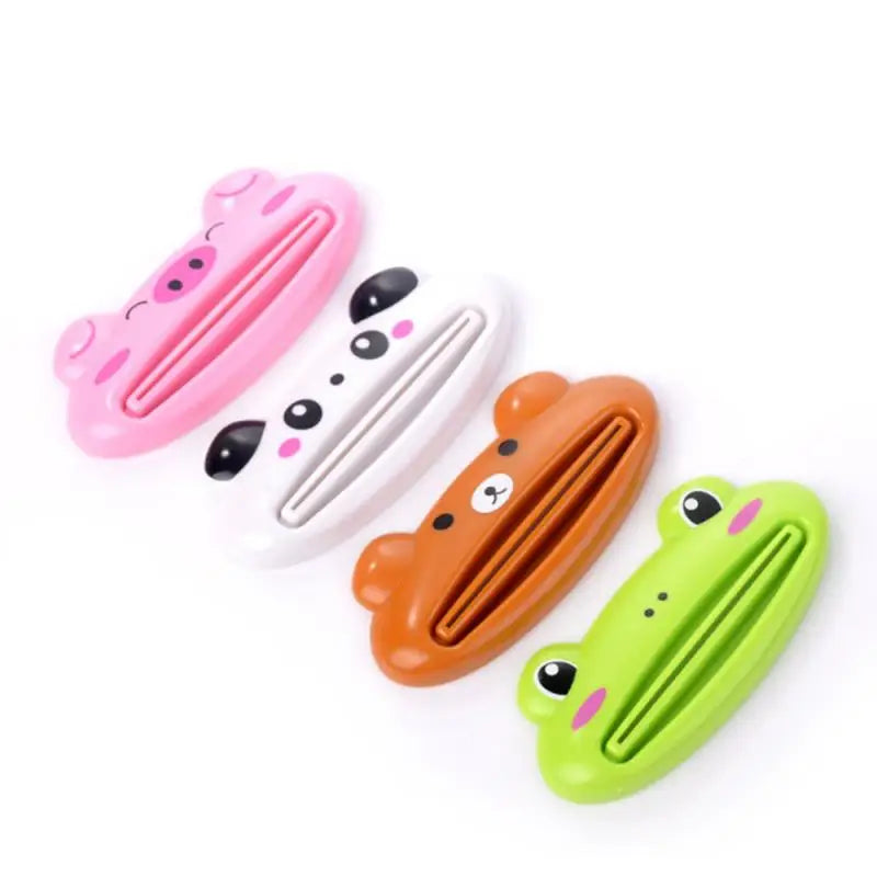 Cartoon Toothpaste Squeezer Facial Cleanser Clips Toothpaste Tube Saver Toothpaste Dispenser Home Supplies Bathroom Accessories