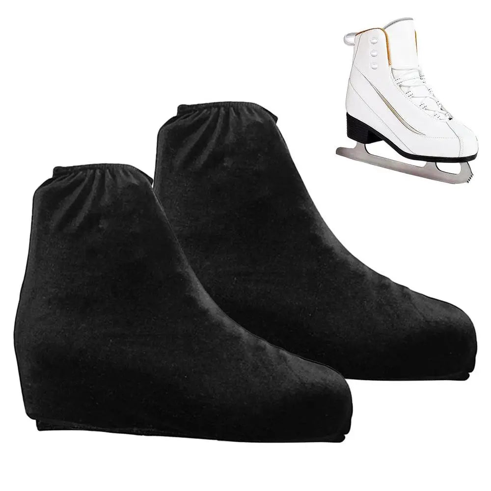 Figure Skate Boot Covers | Flannel Skate Boot Covers for Roller Skating Wear | Ice Skate Boot Covers Protect and Be Performance