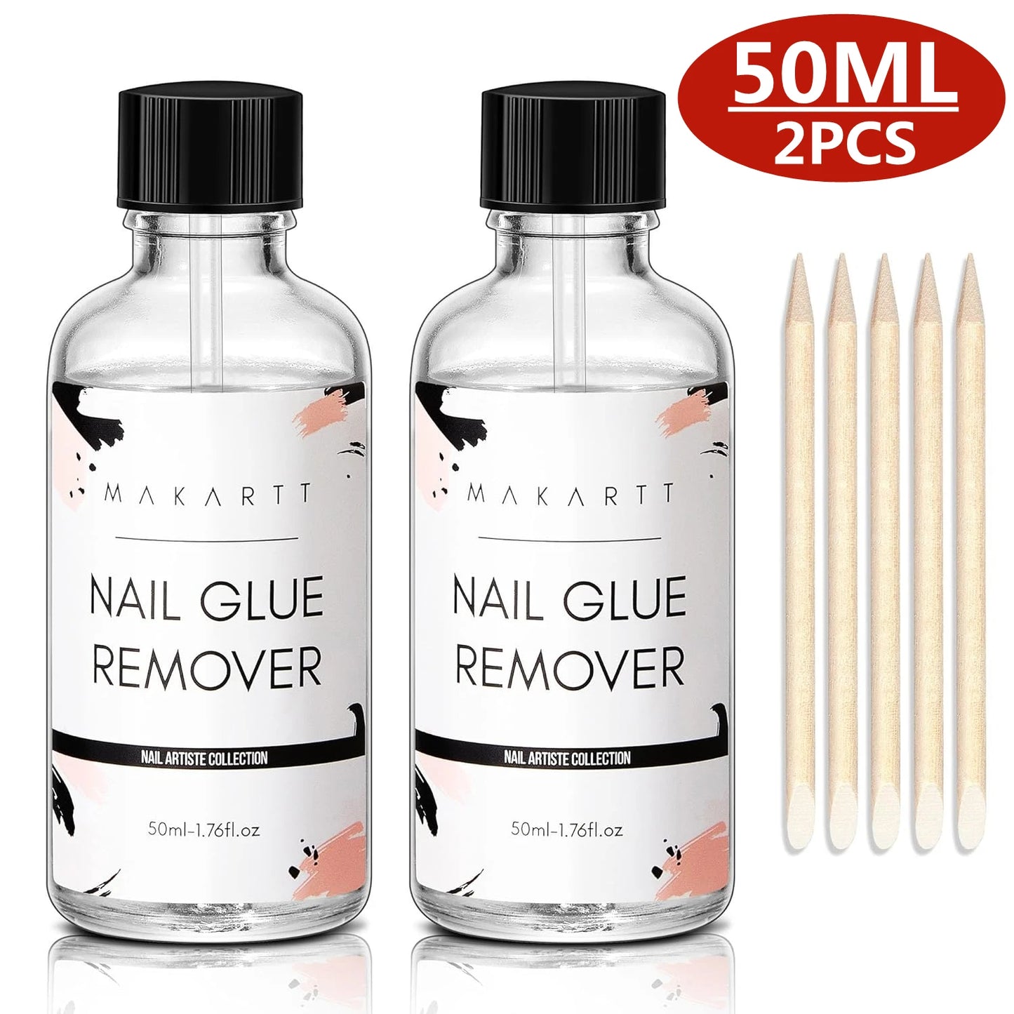 Nail Glue Remover Glue Off for False Nails, Press ON Nails Glue Remover Fake Nail Adhesives Remover Nail Glue