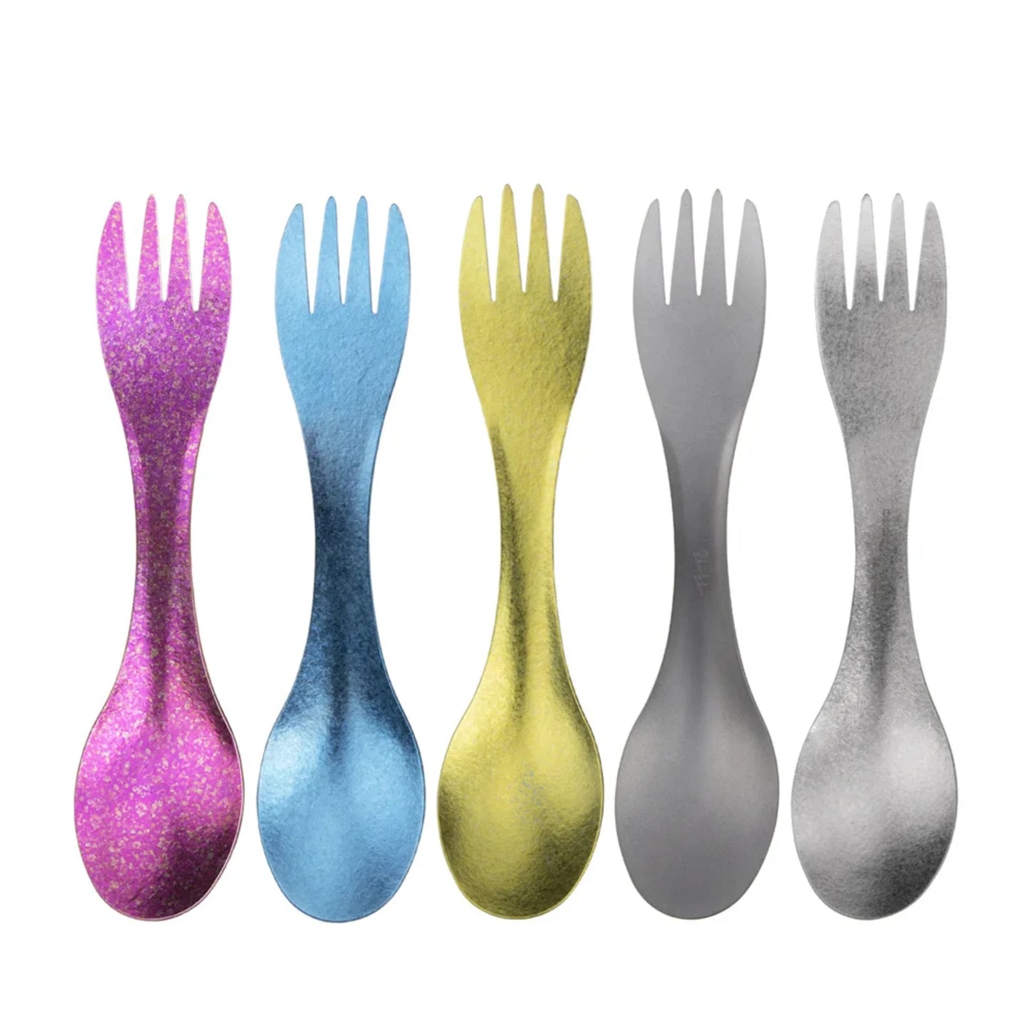 New 2in1 Spork Spoon Tableware Ultralight Cookware Portable  Outdoor Camping Picnic Accessories Hiking Travel Cookware