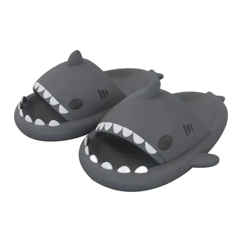 Shark Slides Women Men Shark Slippers Home Bathroom Casual Sandals Outdoor Cool Couple Beach Flip Flops