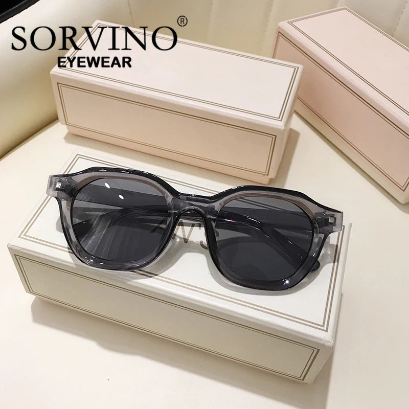 Fashion Green Frame Yellow Lens Square Sunglasses Brand Design Vintage Rivets Rectangle Sun Glasses Shades