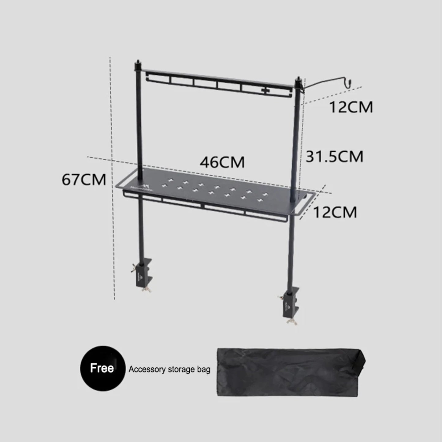 Camping Lantern Stand Tabletop Detachable Lantern Hangers Portable Light Holder Lighting Brackets Hiking Equipment