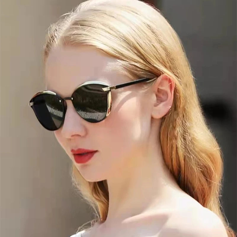 Fashion Polarized Sunglasses Driving Shades Luxury Classic Round Sun Glasses