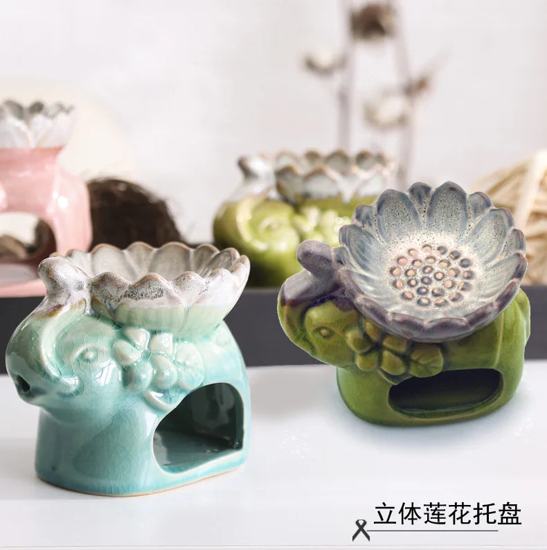 Decoration Health Beauty Gift  Incense Burner Ceramic Incense Oil Burner