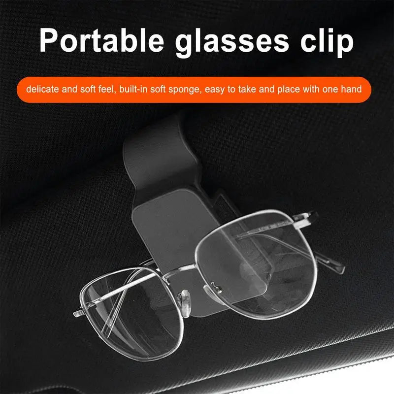 Universal Car Auto Sun Visor Glasses Box Sunglasses Clip Card Ticket Holder Stand Visor Sunglass Holder Eyeglasses Car Accessory