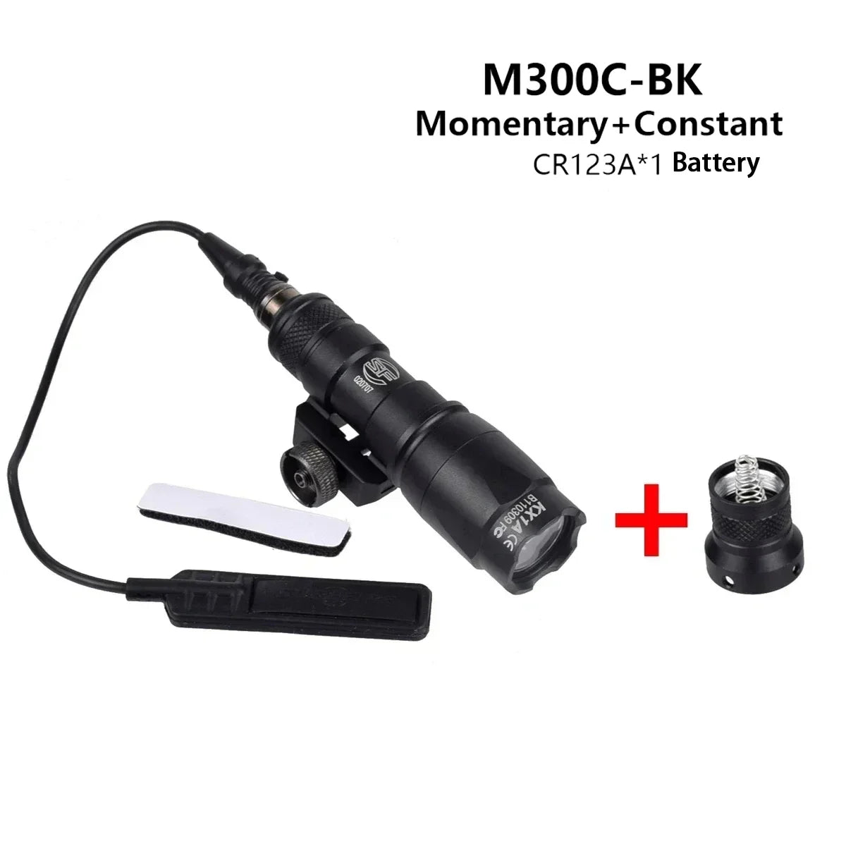 Tactical Surefir M300 M300B M300C Airsoft Powerful Flashlight Tactical Torch Scout Rifle Weapon Gun Light Dual Function Switch