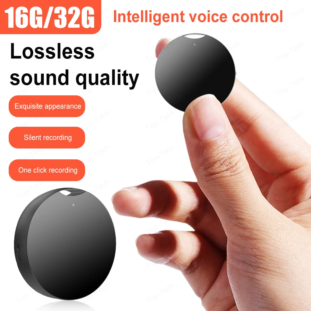 16G 32G Mini Voice Recorder Pendant HD Noise Reduction Voice Activated Professional Dictaphone Digital Audio Voice Recorder