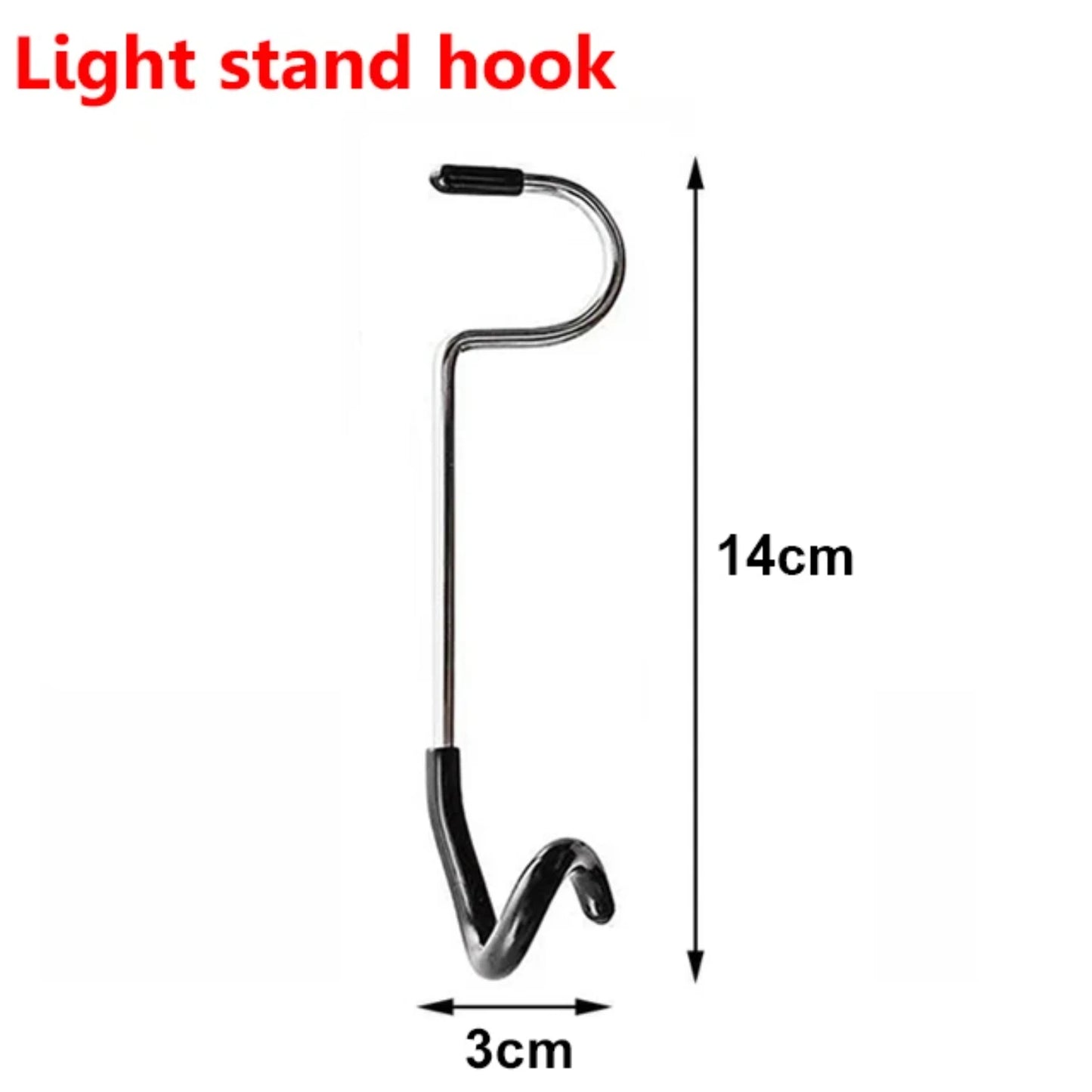 New Camping Light Pole Hook Stainless Steel Tent Pole Lamp Hook Multifunctional Outdoor Camping Light Stand Hook Camping Equipme