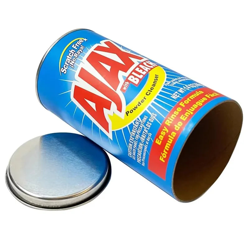 Ajax Stash Can Diversion Safe with Huge Hidden Compartment for Keys, Cash and Valuables  with Food Grade Deodorant Bag