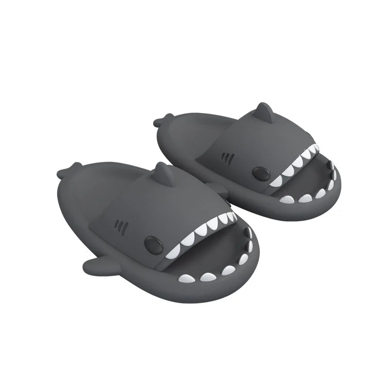 Shark Slides Women Men Shark Slippers Home Bathroom Casual Sandals Outdoor Cool Couple Beach Flip Flops