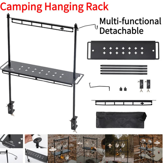 Camping Lantern Stand Tabletop Detachable Lantern Hangers Portable Light Holder Lighting Brackets Hiking Equipment