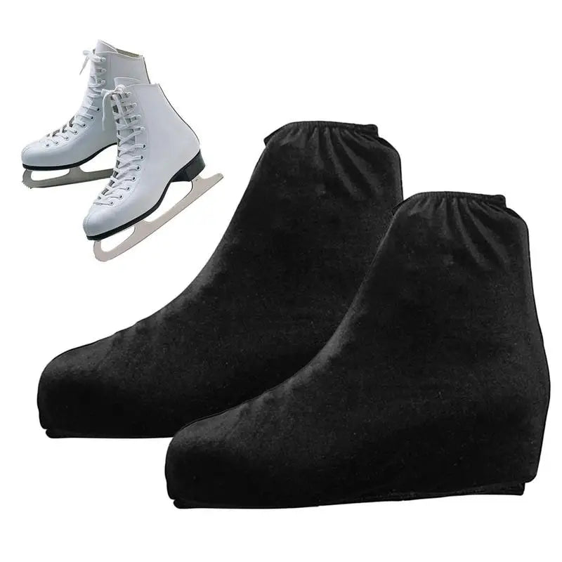 Figure Skate Boot Covers | Flannel Skate Boot Covers for Roller Skating Wear | Ice Skate Boot Covers Protect and Be Performance