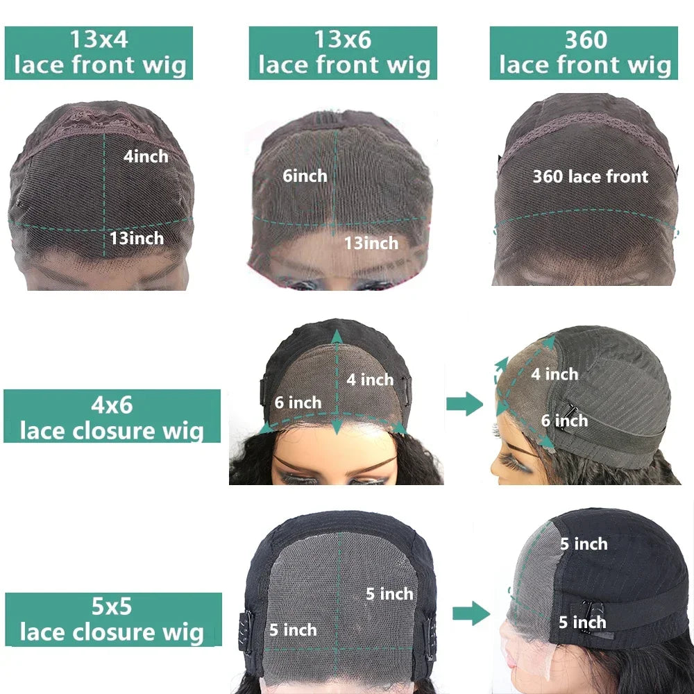 Wear Easy Go Wig Human Hair Ready To Wear Pre plucked Straight Human Hair Wigs 5x5 Lace Closure Pre Cut 13x4 Lace Front Wigs