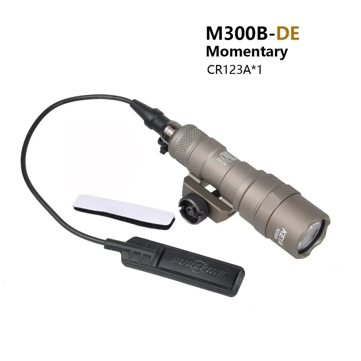 Tactical Surefir M300 M300B M300C Airsoft Powerful Flashlight Tactical Torch Scout Rifle Weapon Gun Light Dual Function Switch