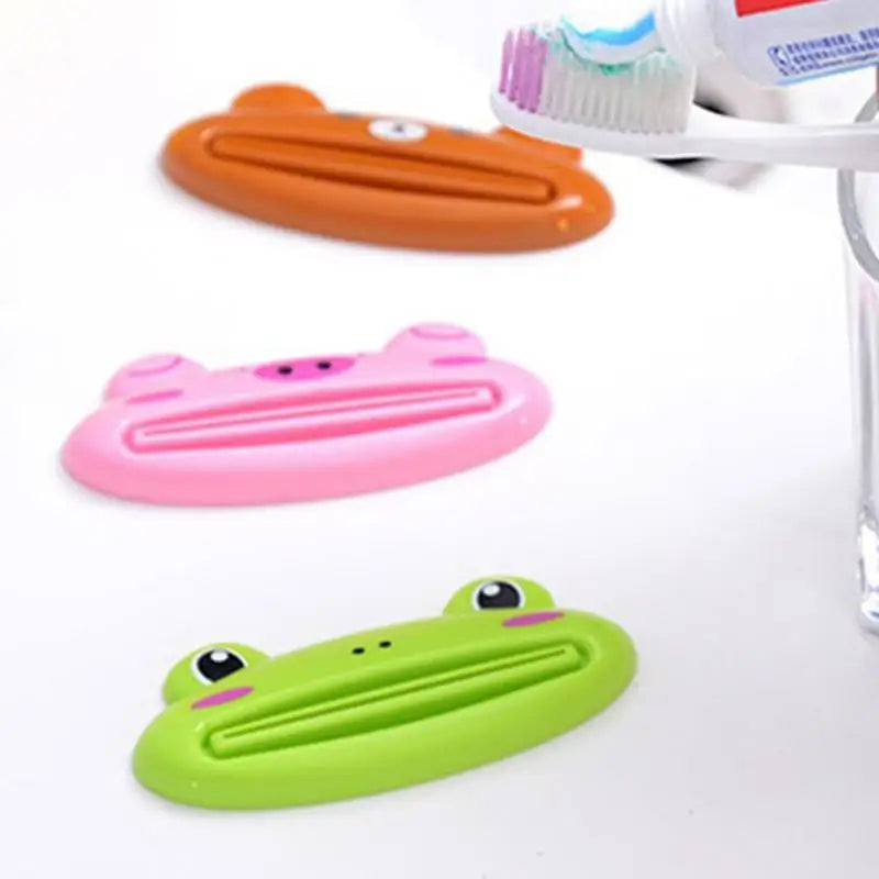 Cartoon Toothpaste Squeezer Facial Cleanser Clips Toothpaste Tube Saver Toothpaste Dispenser Home Supplies Bathroom Accessories