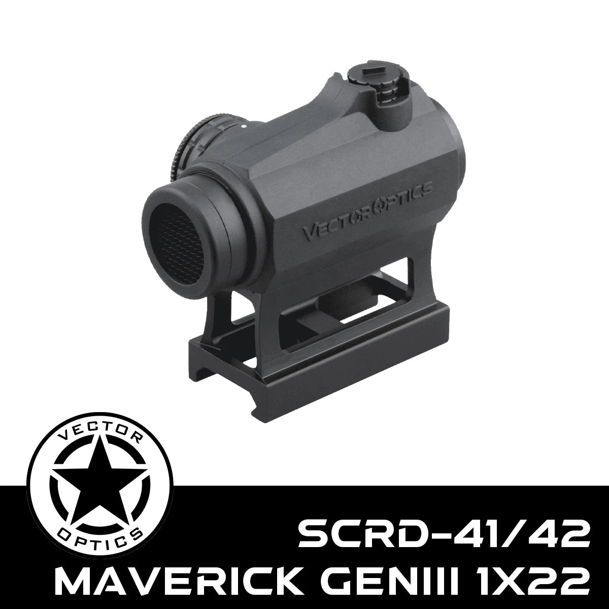 Vector Optics Maverick Gen III 1x22 Rubber Cover Red Dot Scope Reflex Collimator Sight For Real Firearms Hunting