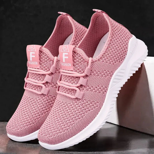 Women's Casual Sneakers Comfortable Breathable Platform Shoes Fashion Women Versatile Lace-up Shoe