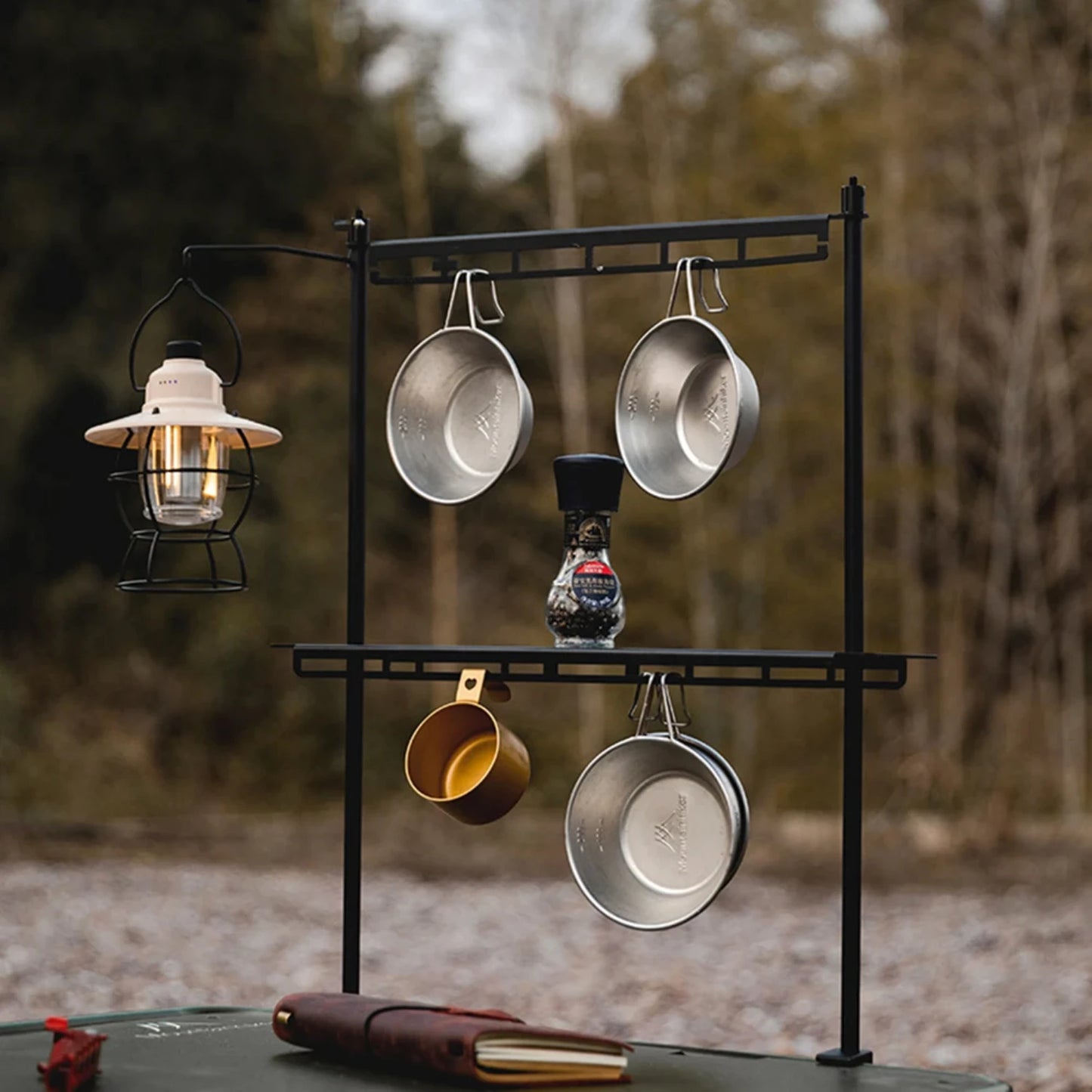 Camping Lantern Stand Tabletop Detachable Lantern Hangers Portable Light Holder Lighting Brackets Hiking Equipment